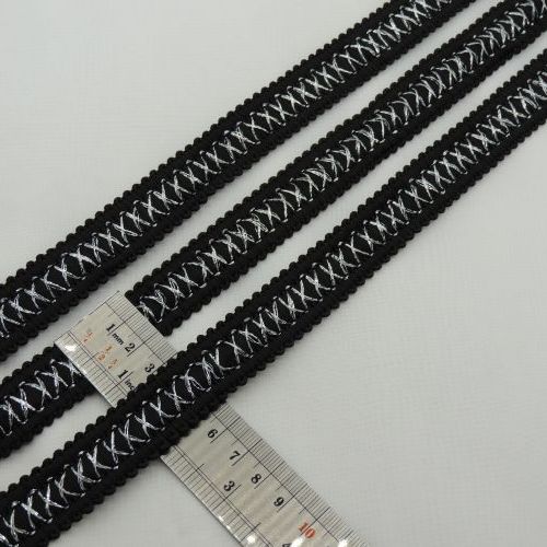 تصویر نوار گیپور کنفی زری دار