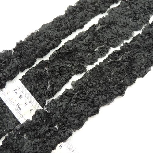 تصویر نوار شگوفه گل 4 ردیفه لباس