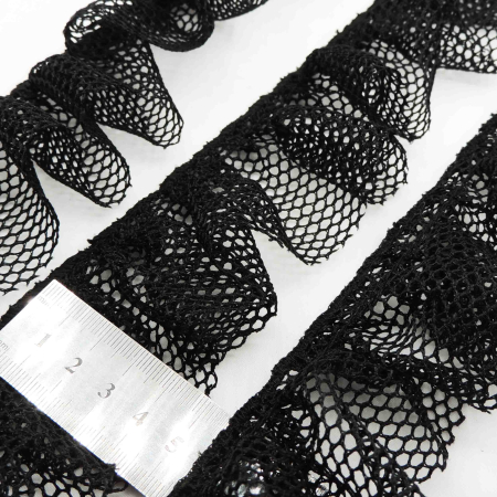 سفید تور پلیسه لانه زنبوری بدون گیپور خرید و قیمت رنگ1