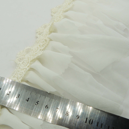 مشکی تور پلیسه گیپوری پهن خرید و قیمت رنگ3