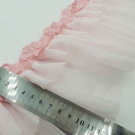 مشکی تور پلیسه گیپوری پهن خرید و قیمت رنگ4