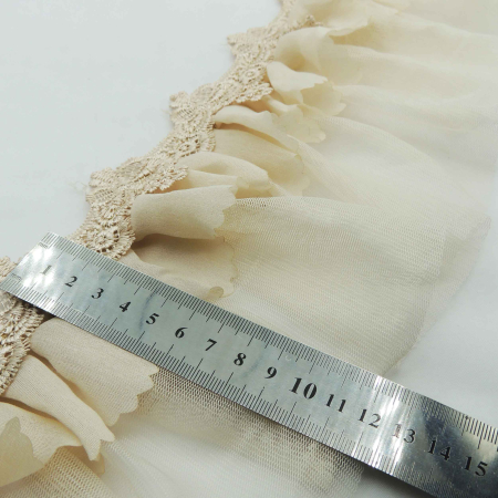 مشکی تور پلیسه گیپوری پهن خرید و قیمت رنگ5