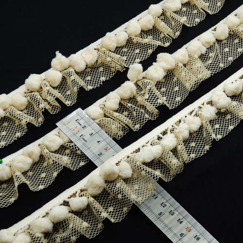 زرشکی تور پلیسه پوم پوم توپکی خرید و قیمت رنگ1