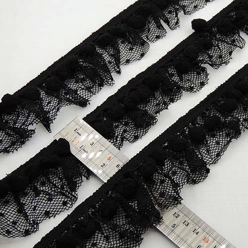 زرشکی تور پلیسه پوم پوم توپکی خرید و قیمت رنگ3