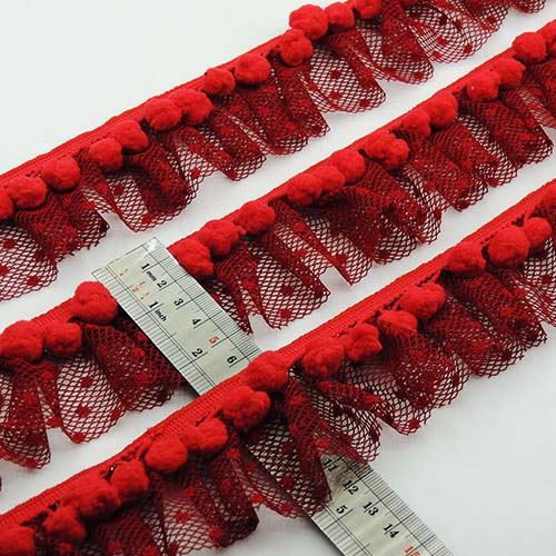 تصویر تور پلیسه پوم پوم توپکی