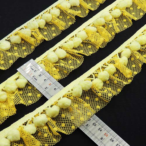 زرشکی تور پلیسه پوم پوم توپکی خرید و قیمت رنگ7