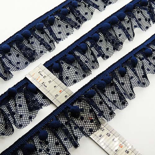 زرشکی تور پلیسه پوم پوم توپکی خرید و قیمت رنگ14