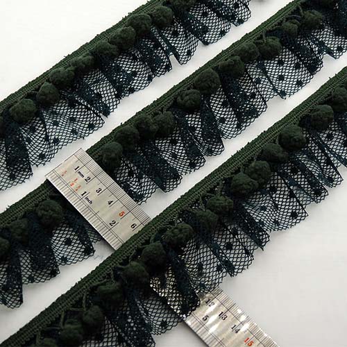 زرشکی تور پلیسه پوم پوم توپکی خرید و قیمت رنگ17