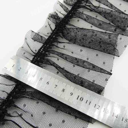 تصویر تور پلیسه پهن توپکی ریز