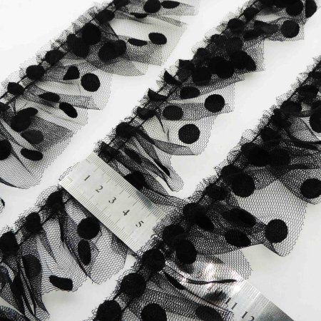 تصویر تور پلیسه توپکی درشت باریک