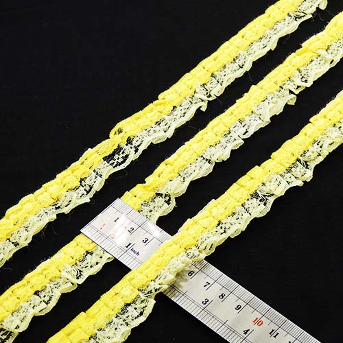 مشکی تور پلیسه باریک خرید و قیمت رنگ6