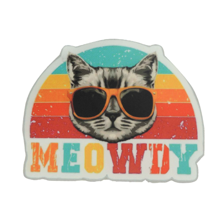 چندرنگ تکه‌دوزی فانتزی حرارتی meowdy خرید و قیمت