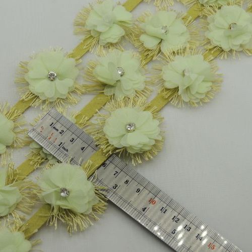 تصویر نوار نگین و گل مژه‌دار