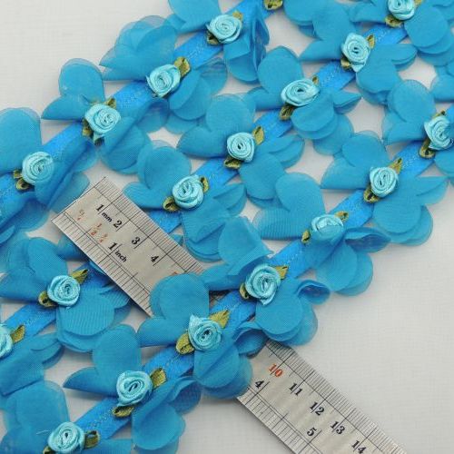 سبز روشن نوار پاپیون شکوفه‌دار کوچک خرید و قیمت رنگ2