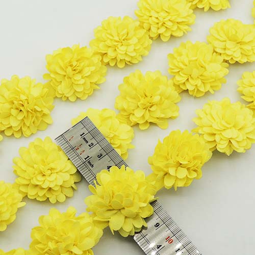 زرد نوار گل متری داوودی خرید و قیمت رنگ19