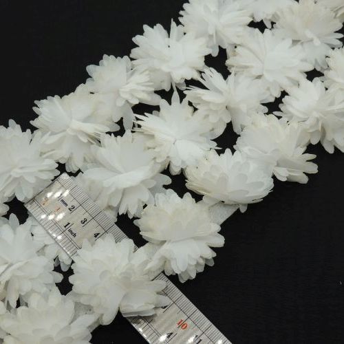 سرمه ای نوار گل متری حریری میخک خرید و قیمت رنگ3