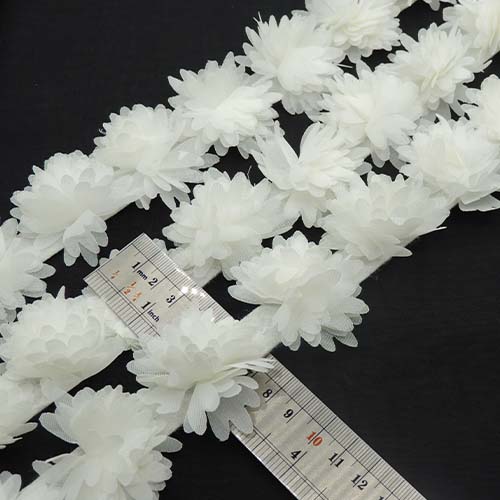 سرمه ای نوار گل متری حریری میخک خرید و قیمت رنگ1