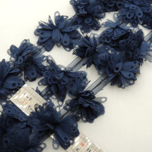 مشکی نوار گل متری حریر چینی خرید و قیمت رنگ3