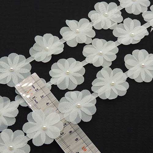 سبز آبی نوار گل متری مرواریدی خرید و قیمت رنگ3