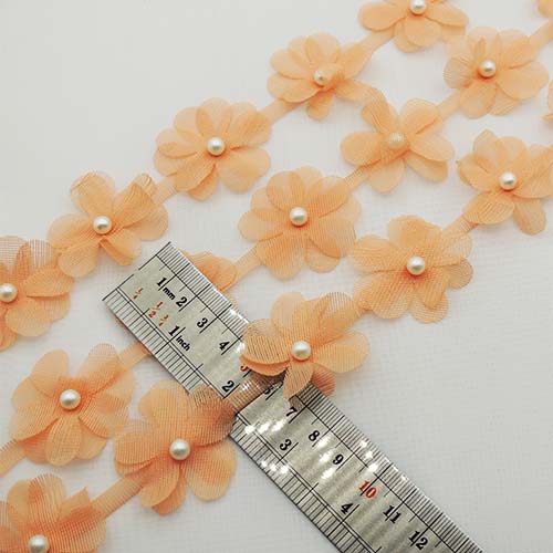 سبز آبی نوار گل متری مرواریدی خرید و قیمت رنگ2