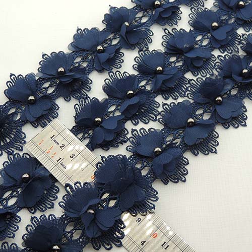 تصویر نوار گل پاپیون مروارید