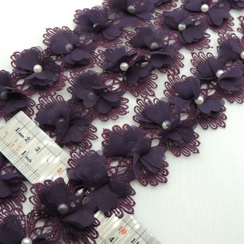 سرمه ای نوار گل پاپیون مروارید خرید و قیمت رنگ1