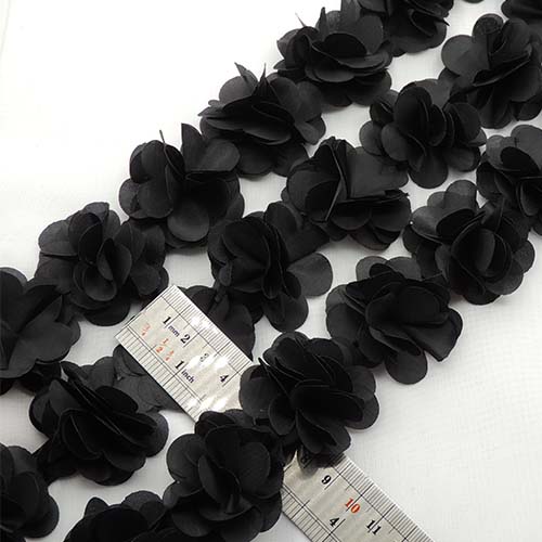 صورتی تیره نوار گل متری درشت  خرید و قیمت رنگ11