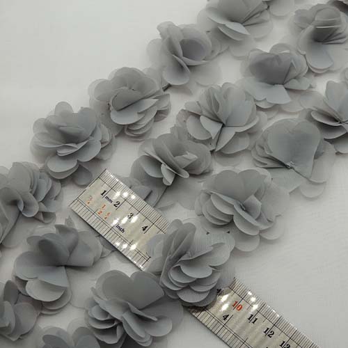 صورتی تیره نوار گل متری درشت  خرید و قیمت رنگ20