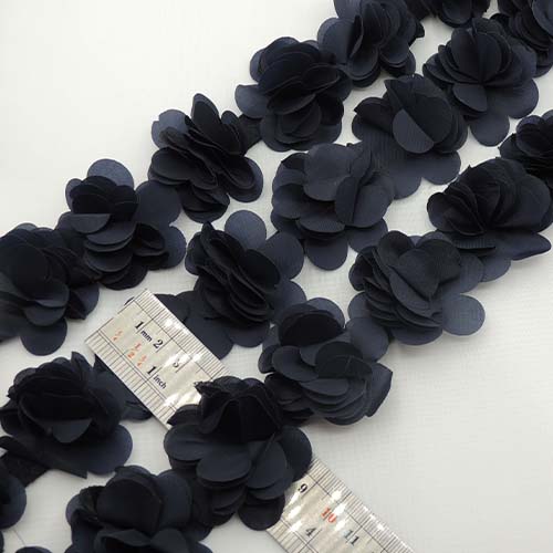 صورتی تیره نوار گل متری درشت  خرید و قیمت رنگ1