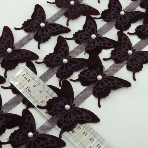 سفید نوار مخمل پروانه خرید و قیمت رنگ10