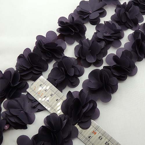 صورتی تیره نوار گل متری درشت  خرید و قیمت رنگ21