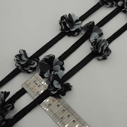 قرمز نوار گل متری درشت ساتن دورنگ خرید و قیمت رنگ5