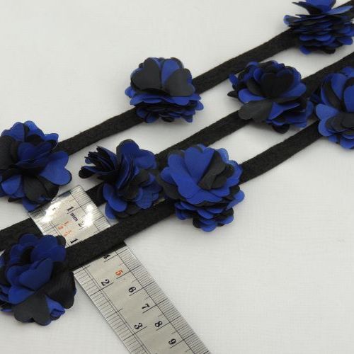 قرمز نوار گل متری درشت ساتن دورنگ خرید و قیمت رنگ7