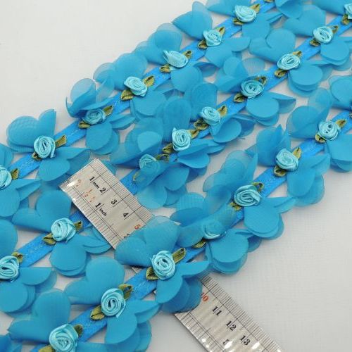 نوار پاپیون شکوفه‌دار 