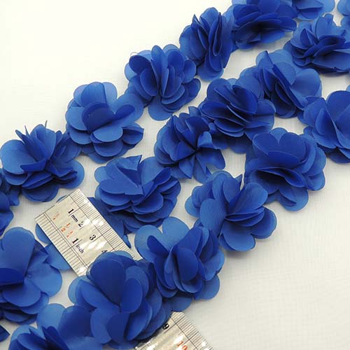 صورتی تیره نوار گل متری درشت  خرید و قیمت رنگ22