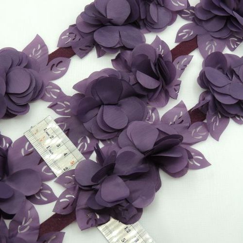 سرمه ای نوار گل متری گلبرگ ساتن بزرگ خرید و قیمت رنگ11