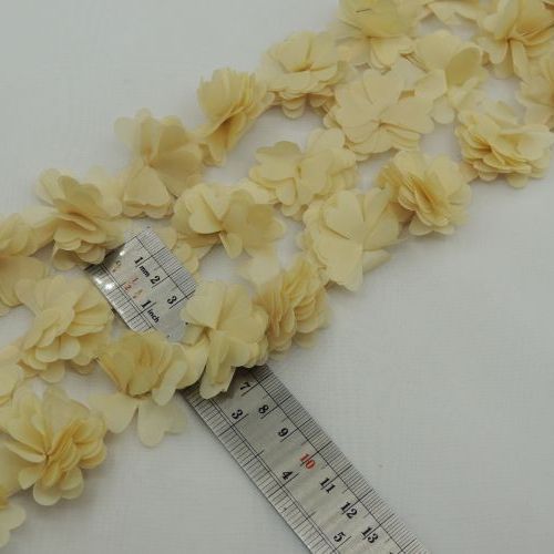 لیمویی نوار گل متری ساتن کوچک خرید و قیمت رنگ14