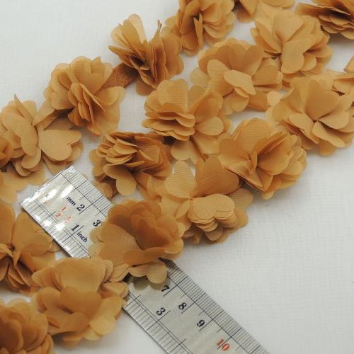 لیمویی نوار گل متری ساتن کوچک خرید و قیمت رنگ21