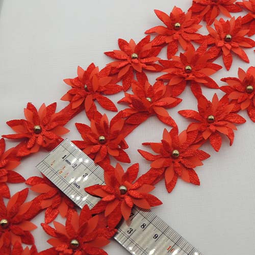 مشکی نوار گل متری تزئینی تک مروارید خرید و قیمت رنگ5