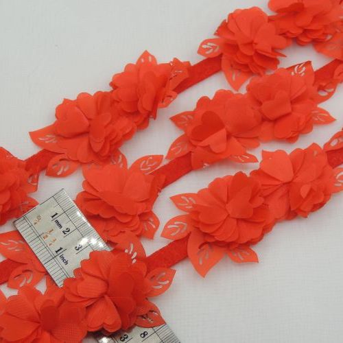 مشکی نوار گل متری گلبرگ ساتن خرید و قیمت رنگ14