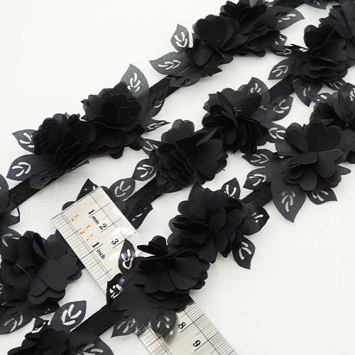 تصویر نوار گل متری گلبرگ ساتن