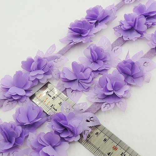 مشکی نوار گل متری گلبرگ ساتن خرید و قیمت رنگ4