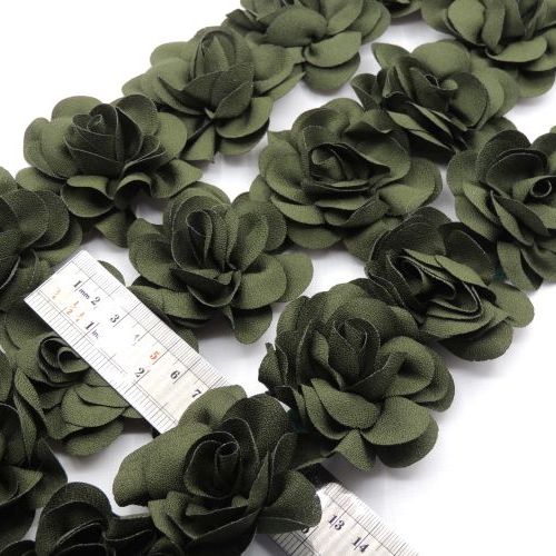 بادمجانی نوار گل متری تزئینی لباس رز خرید و قیمت رنگ20