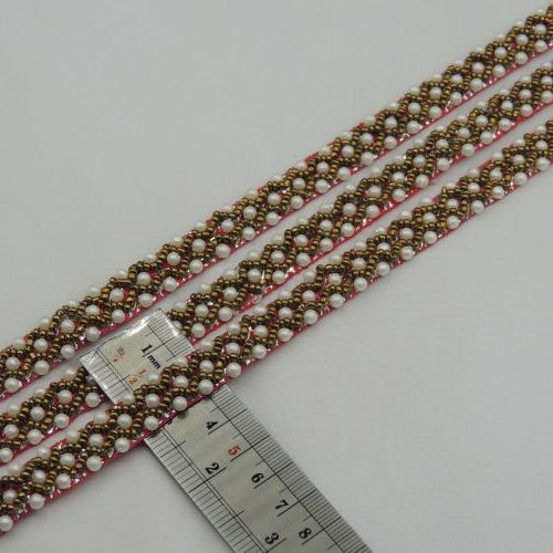 نوار سنگ تزئینی و مروارید