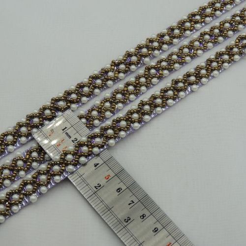 سرخابی نوار سنگ تزئینی و مروارید خرید و قیمت رنگ1