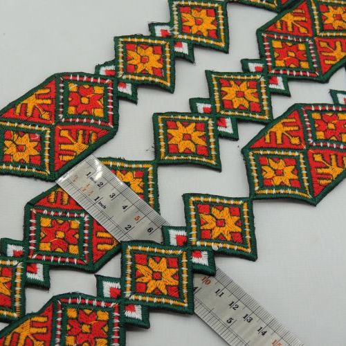 نوار سنتی لوزی گلدار