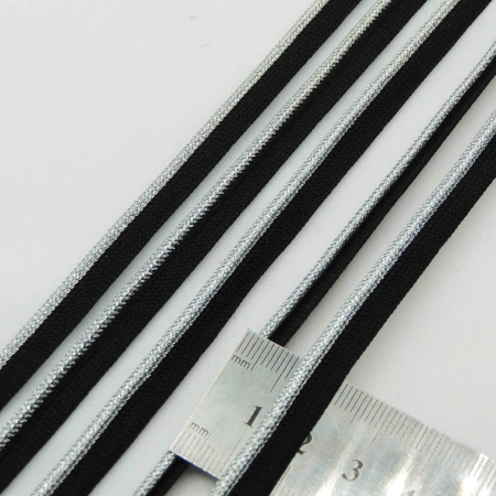 تصویر نوار مغزی مشکی نقره ای