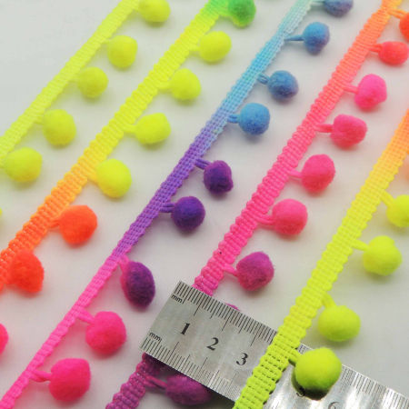 چندرنگ نوار پوم پوم رنگی خارجی خرید و قیمت رنگ1