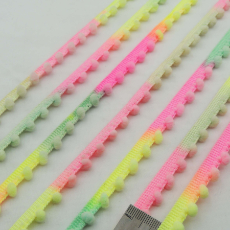 چندرنگ نوار پوم پوم ریز رنگی خرید و قیمت رنگ1