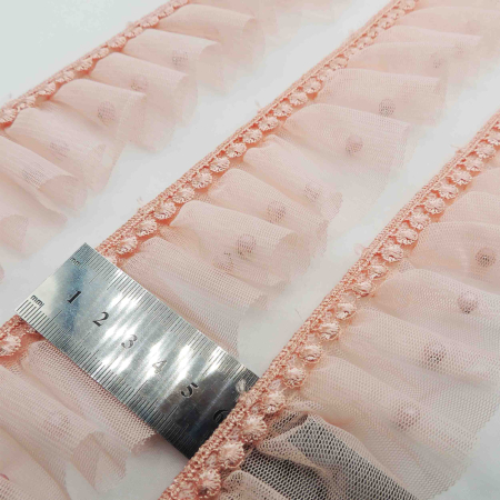 سفید تور پلیسه مرواریدار خرید و قیمت رنگ2